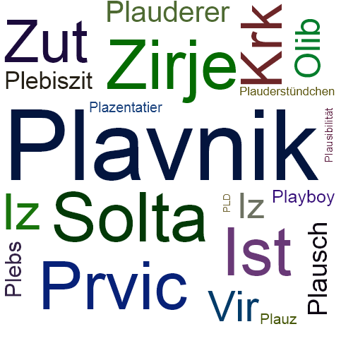 Ein anderes Wort für Plavnik - Synonym Plavnik