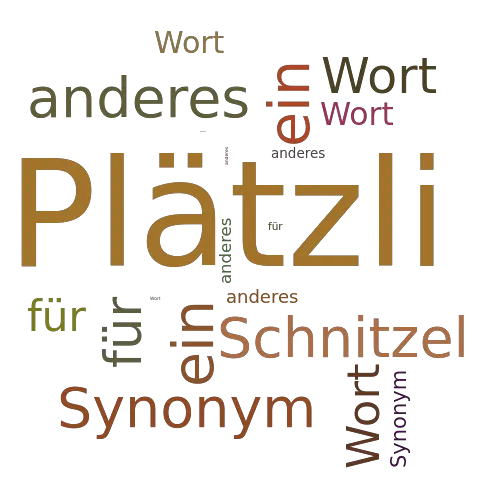 Ein anderes Wort für Plätzli - Synonym Plätzli
