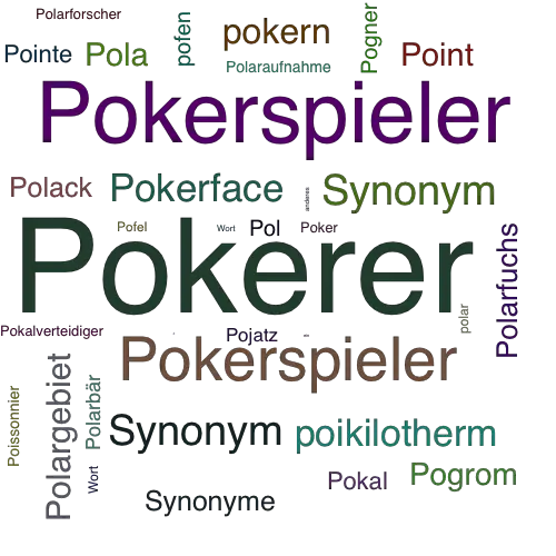 Ein anderes Wort für Pokerer - Synonym Pokerer