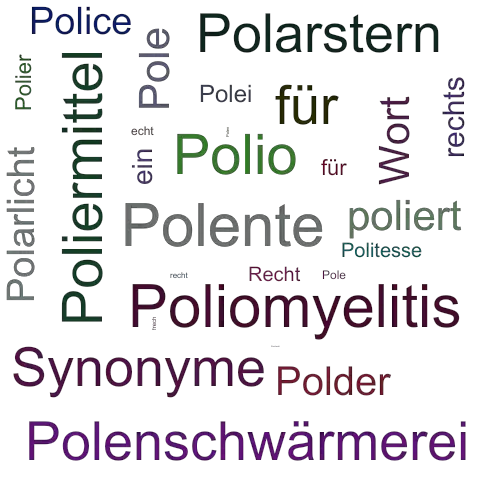 Ein anderes Wort für Polenstrafrechtsverordnung - Synonym Polenstrafrechtsverordnung