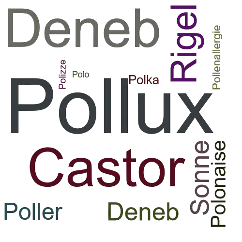 Ein anderes Wort für Pollux - Synonym Pollux
