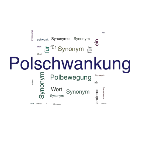 Ein anderes Wort für Polschwankung - Synonym Polschwankung