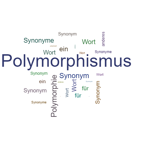 Ein anderes Wort für Polymorphismus - Synonym Polymorphismus