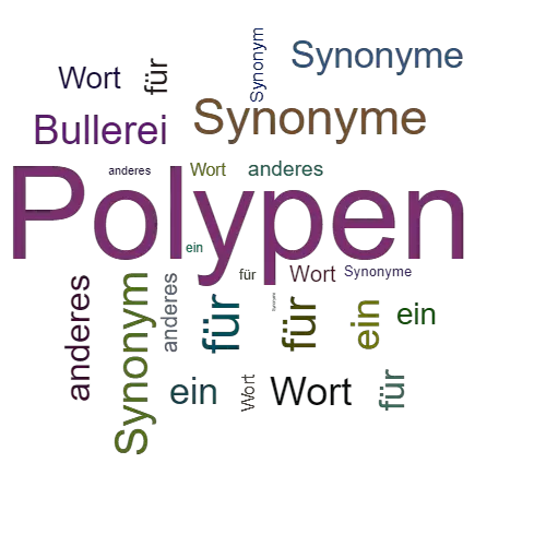Ein anderes Wort für Polypen - Synonym Polypen