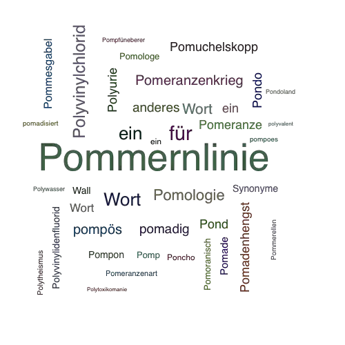 Ein anderes Wort für Pommernwall - Synonym Pommernwall