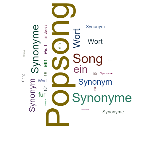 Ein anderes Wort für Popsong - Synonym Popsong