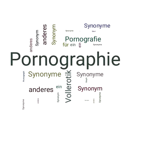 Ein anderes Wort für Pornographie - Synonym Pornographie
