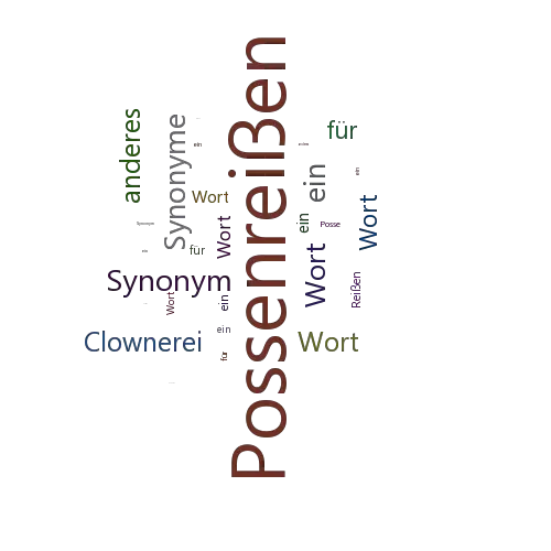 Ein anderes Wort für Possenreißen - Synonym Possenreißen