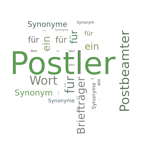 Ein anderes Wort für Postler - Synonym Postler