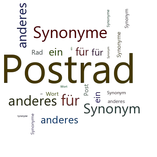 Ein anderes Wort für Postrad - Synonym Postrad