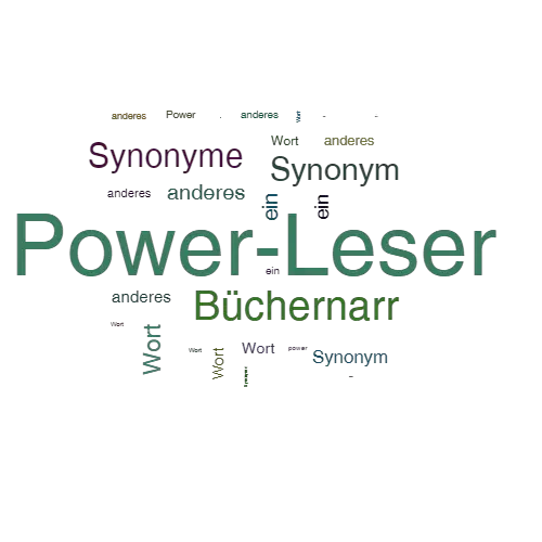 Ein anderes Wort für Power-Leser - Synonym Power-Leser