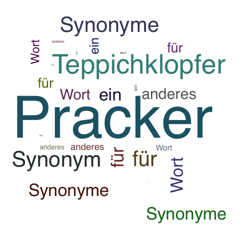 Ein anderes Wort für Pracker - Synonym Pracker