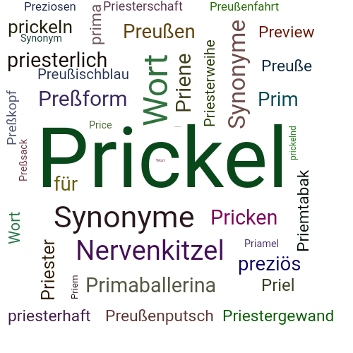 Ein anderes Wort für Prickel - Synonym Prickel