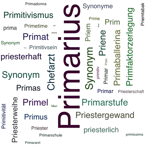 Ein anderes Wort für Primarius - Synonym Primarius