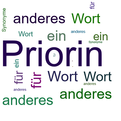 Ein anderes Wort für Priorin - Synonym Priorin