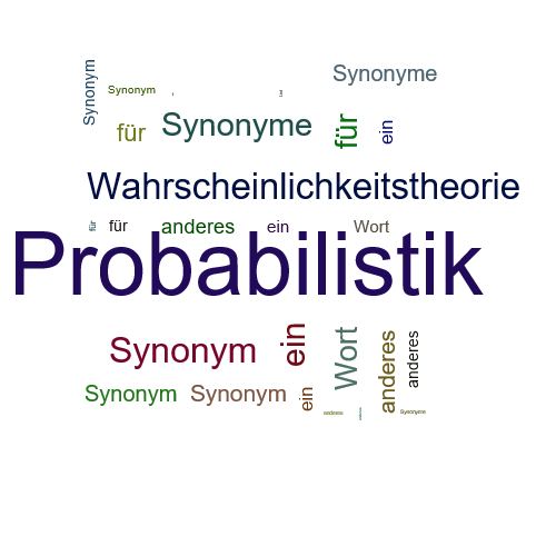 Ein anderes Wort für Probabilistik - Synonym Probabilistik