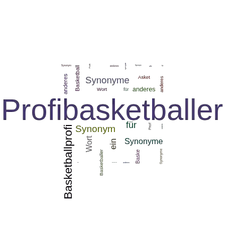 Ein anderes Wort für Profibasketballer - Synonym Profibasketballer