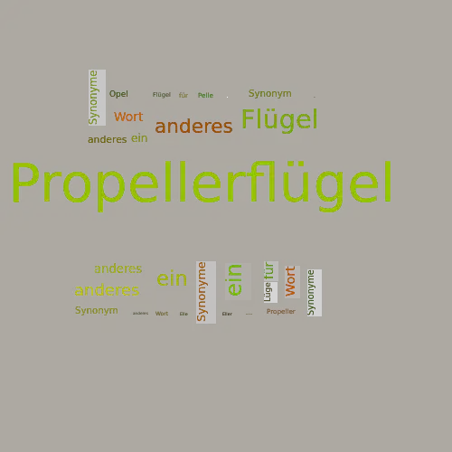 Ein anderes Wort für Propellerflügel - Synonym Propellerflügel