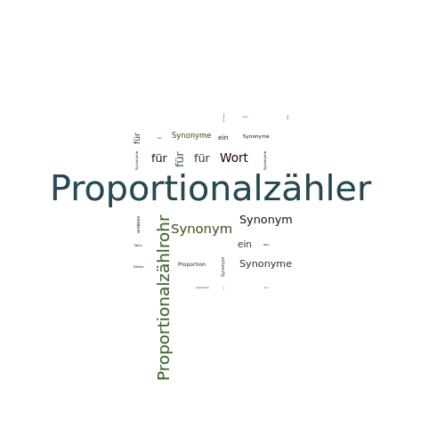 Ein anderes Wort für Proportionalzähler - Synonym Proportionalzähler