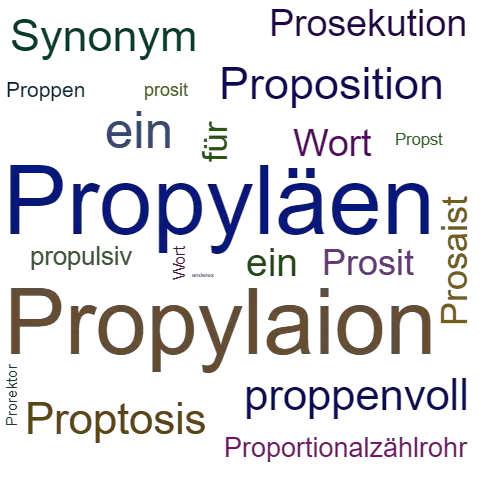 Ein anderes Wort für Propylon - Synonym Propylon