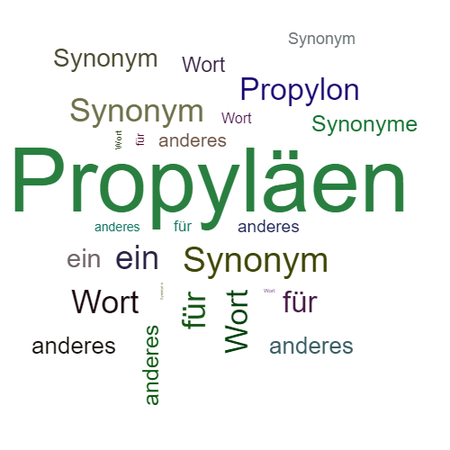 Ein anderes Wort für Propyläen - Synonym Propyläen