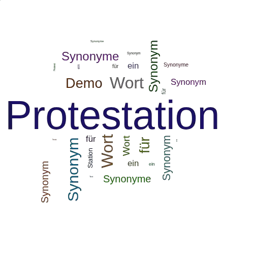 Ein anderes Wort für Protestation - Synonym Protestation