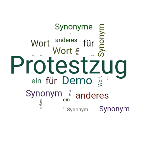 Ein anderes Wort für Protestzug - Synonym Protestzug