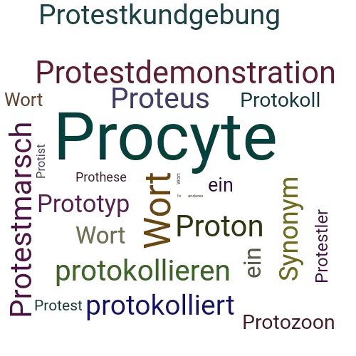 Ein anderes Wort für Protocyte - Synonym Protocyte
