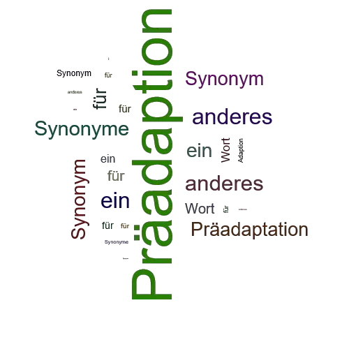 Ein anderes Wort für Präadaption - Synonym Präadaption