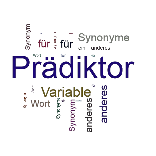 Ein anderes Wort für Prädiktor - Synonym Prädiktor