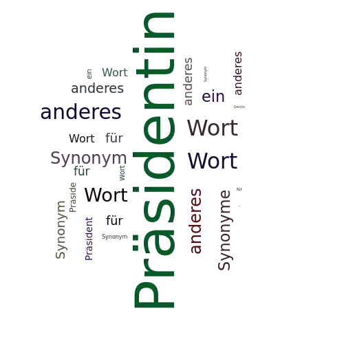 Ein anderes Wort für Präsidentin - Synonym Präsidentin