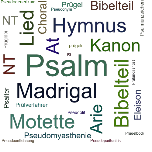 Ein anderes Wort für Psalm - Synonym Psalm