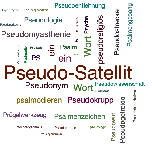 Ein anderes Wort für Pseudolit - Synonym Pseudolit