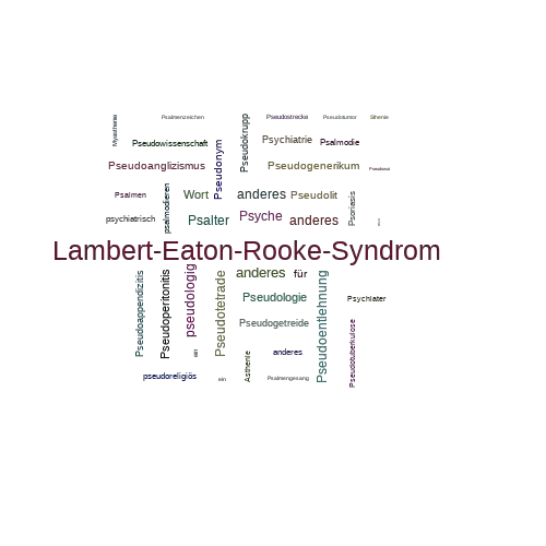 Ein anderes Wort für Pseudomyasthenie - Synonym Pseudomyasthenie