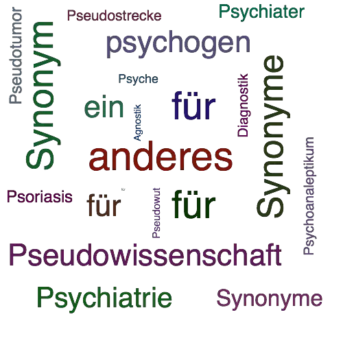 Ein anderes Wort für Psychodiagnostik - Synonym Psychodiagnostik