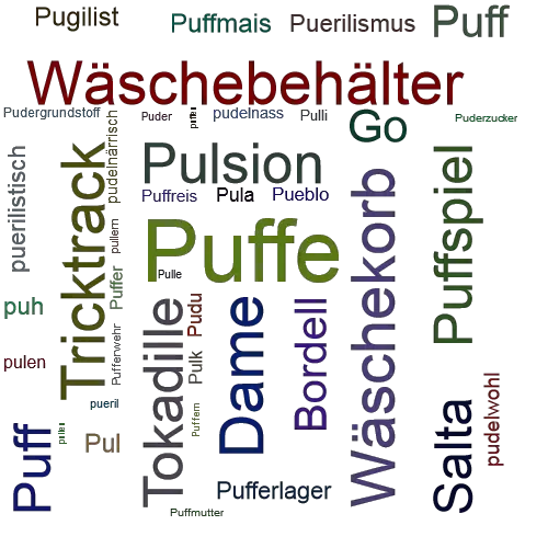 Ein anderes Wort für Puffe - Synonym Puffe