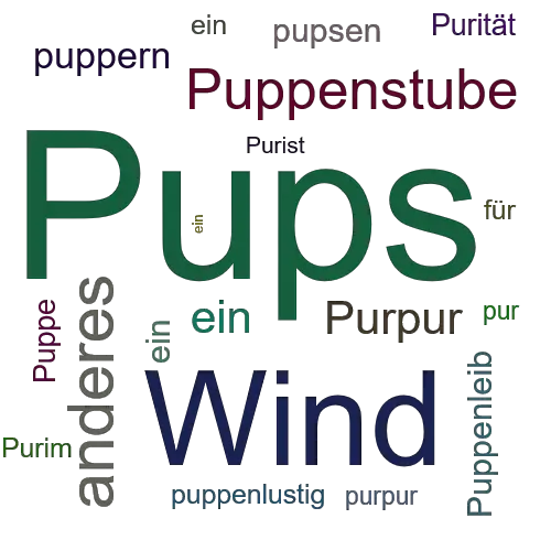 Ein anderes Wort für Pups - Synonym Pups