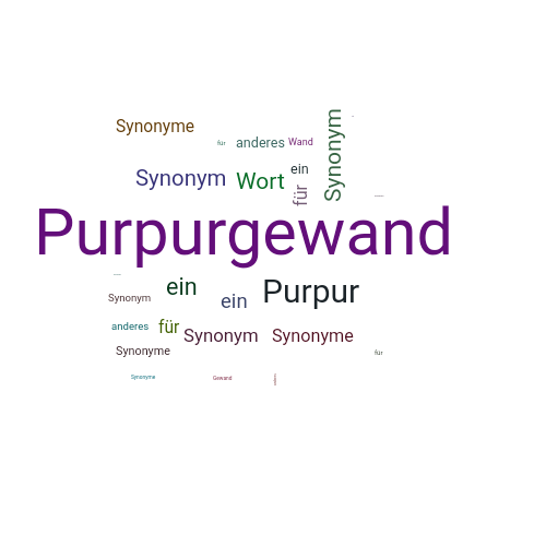 Ein anderes Wort für Purpurgewand - Synonym Purpurgewand