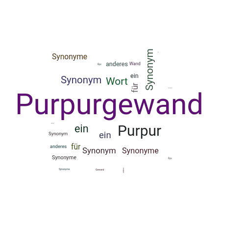 Ein anderes Wort für Purpurgewand - Synonym Purpurgewand