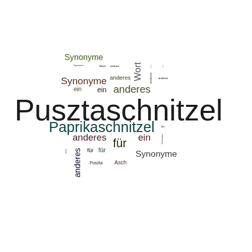 Ein anderes Wort für Pusztaschnitzel - Synonym Pusztaschnitzel