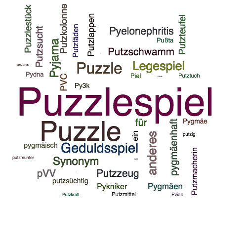 Ein anderes Wort für Puzzlespiel - Synonym Puzzlespiel