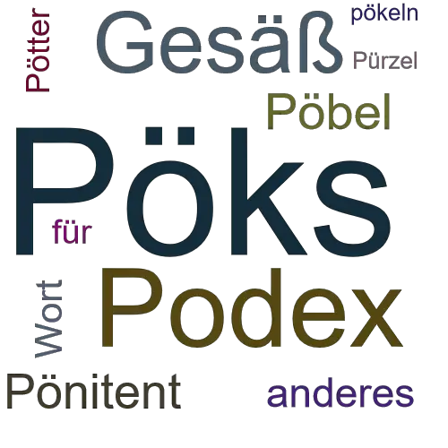Ein anderes Wort für Pöks - Synonym Pöks