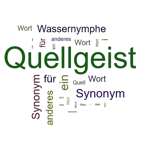 Ein anderes Wort für Quellgeist - Synonym Quellgeist
