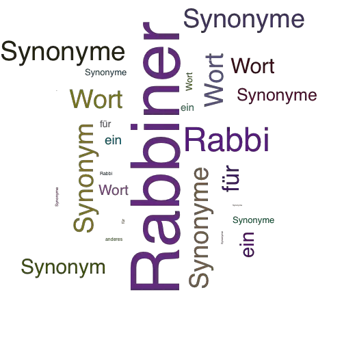 Ein anderes Wort für Rabbiner - Synonym Rabbiner