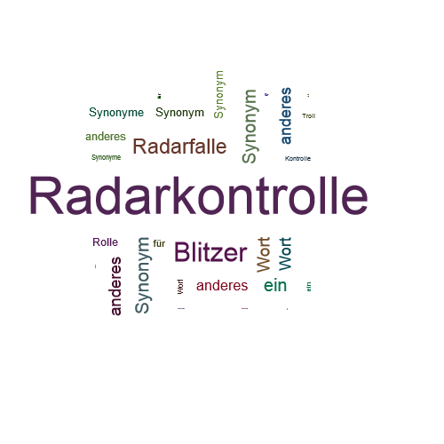 Ein anderes Wort für Radarkontrolle - Synonym Radarkontrolle