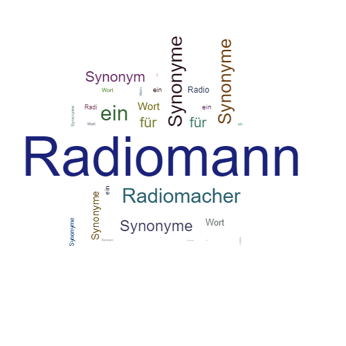 Ein anderes Wort für Radiomann - Synonym Radiomann