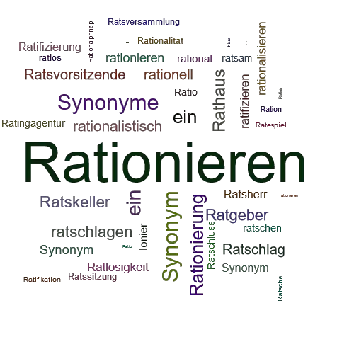 Ein anderes Wort für Rationieren - Synonym Rationieren