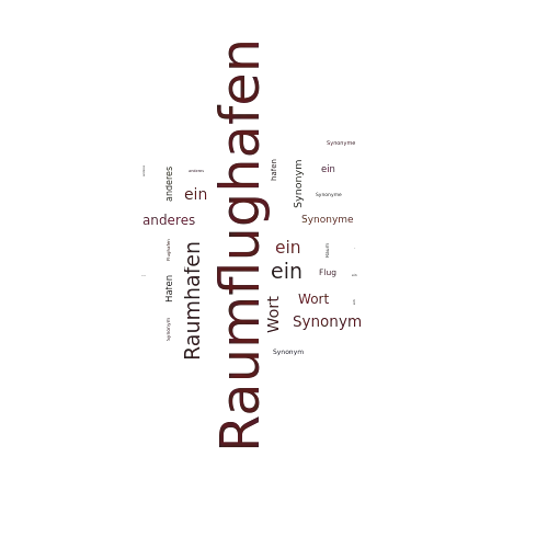 Ein anderes Wort für Raumflughafen - Synonym Raumflughafen