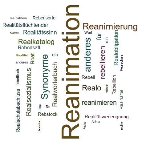 Ein anderes Wort für Reanimation - Synonym Reanimation