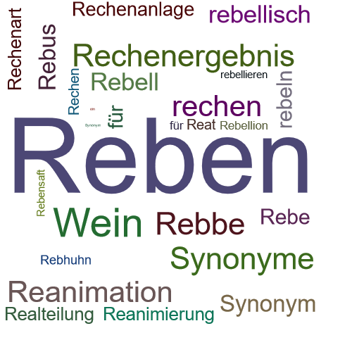 Ein anderes Wort für Reben - Synonym Reben